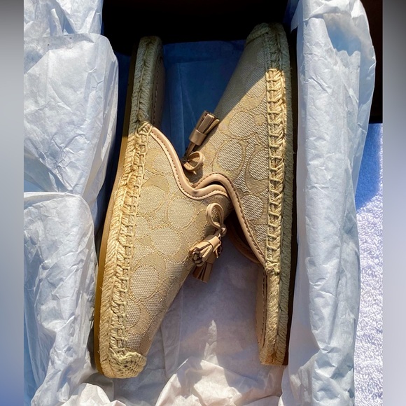 BNIB COACH FG3481 CASSIDY ESPADRILLE - Picture 6 of 12